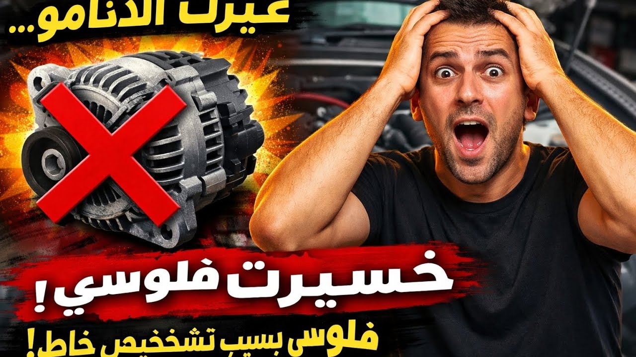 عندما يخطأ الكهربائي تدفع الثمن دون حل للمشكل #دينامو السيارة#alternator_ problem#مشكل_شحن_السيارة