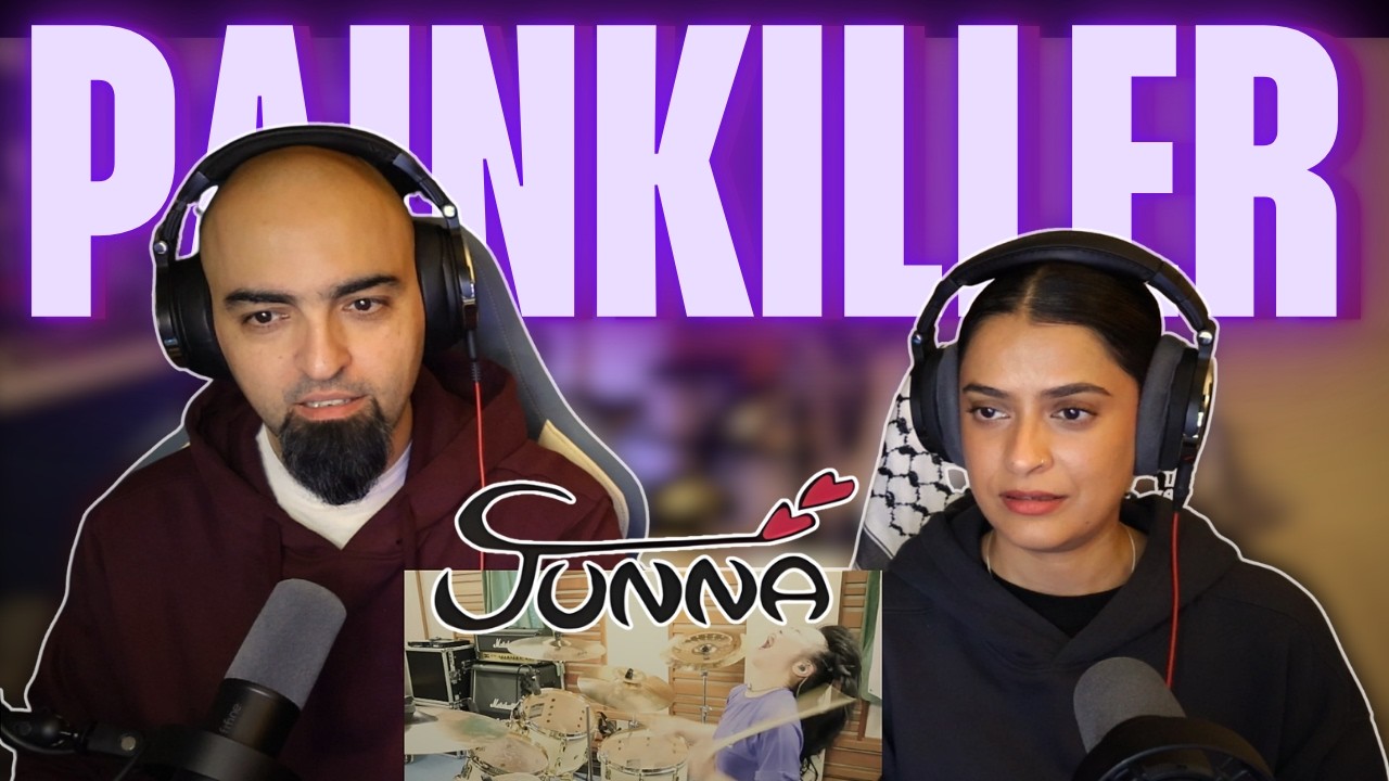 Джунна - Painkiller (кавер на барабанах) | Реакция | ОНА ОЧАРОВАТЕЛЬНАЯ КРАСАВИЦА!!!