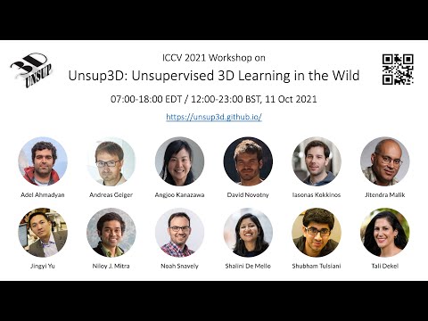 ICCV21 Workshop on Unsup3D: Unsupervised 3D Learning in the Wild