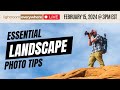 Do these things for better landscape photos