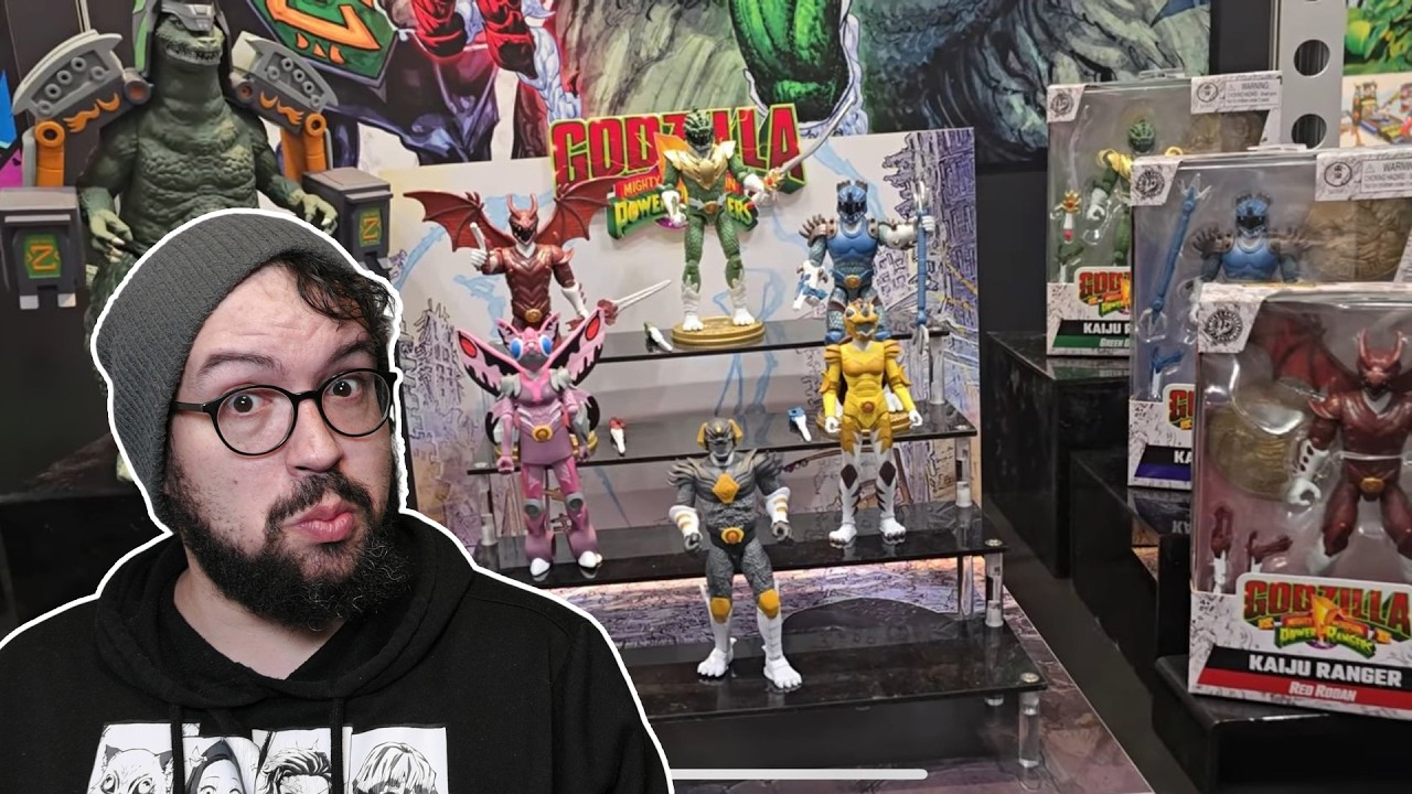 Godzilla vs MMPR Figures Revealed at Toy Fair 2026