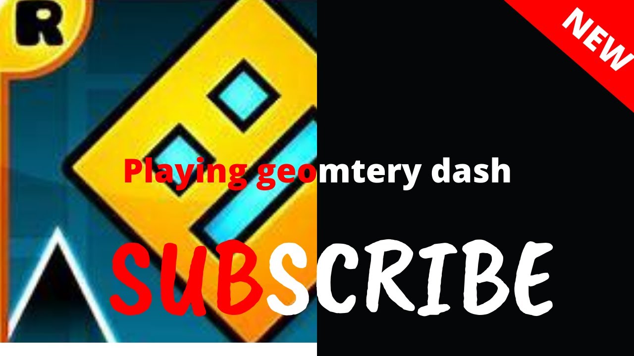 Playing geometry dash full version - YouTube