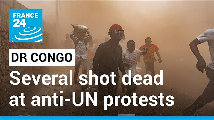Several shot dead, dozens injured at anti-UN protests in DR Congo • FRANCE 24 English