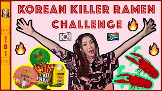 ⭕️??Testing Korean Spicy Killer Ramen & Crayfish in ??South Africa (Magau Plus Niknacks)
