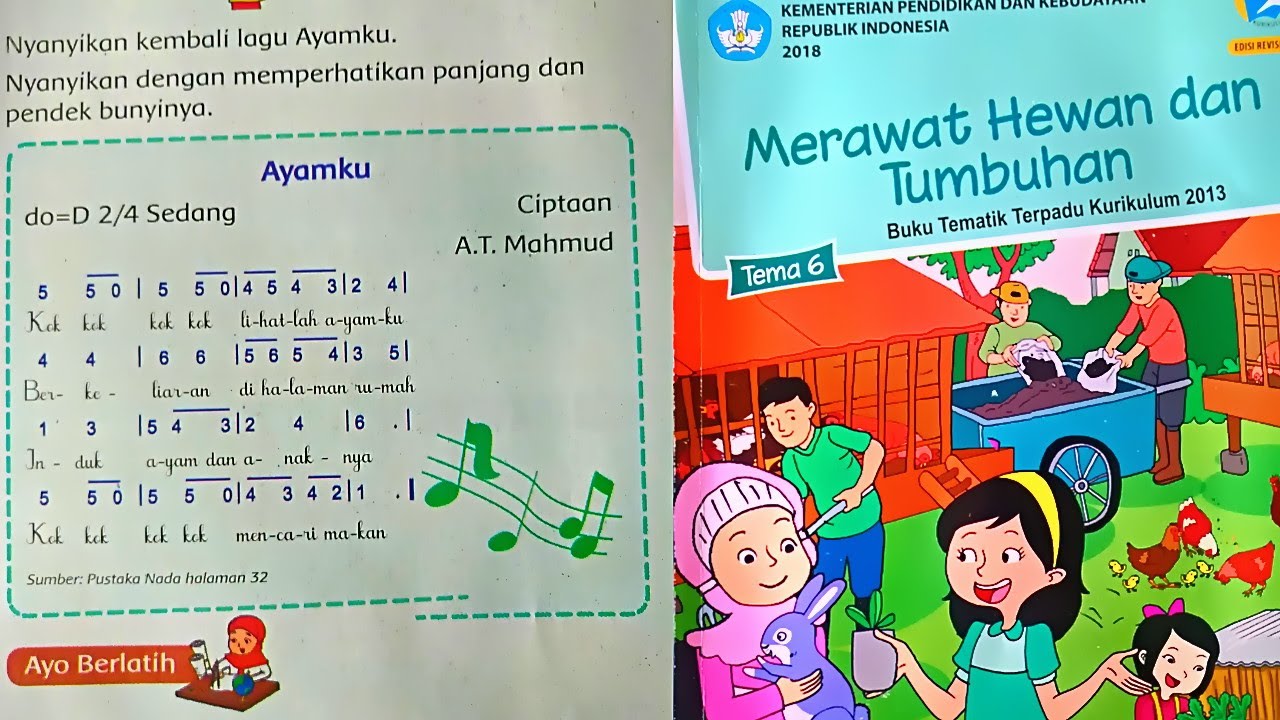 Lagu yang berjudul ayamku diciptakan oleh