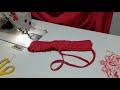 EASY WAY TO STITCH AN ELASTIC WAIST BAND ATTACHED WITH DRAWSTRING.