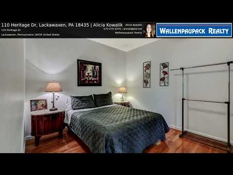 110 Heritage Dr, Lackawaxen, PA home video tour
