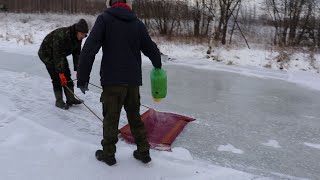 Каток в деревне