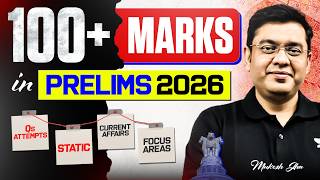 Score 100+ in UPSC Prelims 2026 | Attempt Strategy, Safe Attempts & Smart Elimination | Mukesh Jha