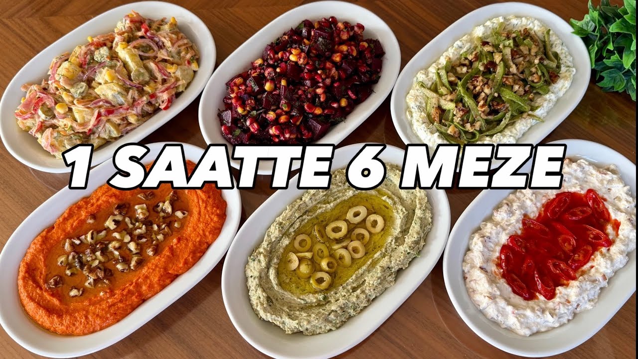 1 SAATTE HAZIR EN KOLAY 6 MEZE TARİFİ 😱Farklı Meze Tarifleri 🎄 Yılbaşı Mezeleri 😍Çiçekintarifleri 1 SAATTE HAZIR EN KOLAY 6 MEZE TARİFİ 😱Farklı Meze Tarifleri 🎄 Yılbaşı Mezeleri 😍Çiçekintarifleri