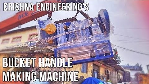 Bucket Handle Making Machine | Automatic Bucket Handle Making Machine | Krishna Engineering Mumbai
