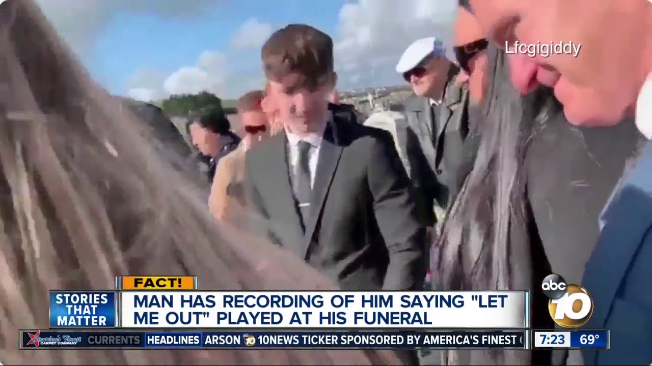 Dead man pranks loved ones at funeral? YouTube