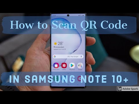 How to scan Bar CODE / QR CODE in Samsung Note 10+ Mobile