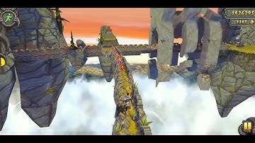 FRANCISCO MONTOYA DAILY QUEST TEMPLE RUN 2 SKY SUMMIT MAP ANDROID GAMEPLAY