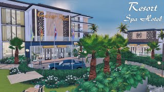 THE SIMS 4 | Resort Spa Hotel for 1m+ $ | Del Sol Valley | No CC | Stop Motion