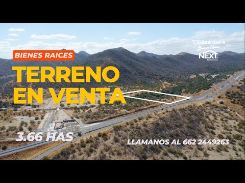 Terreno de 3.66 Hectáreas en Morelos Final, Hermosillo: ¡Inversionistas, No Se Lo Pierdan!