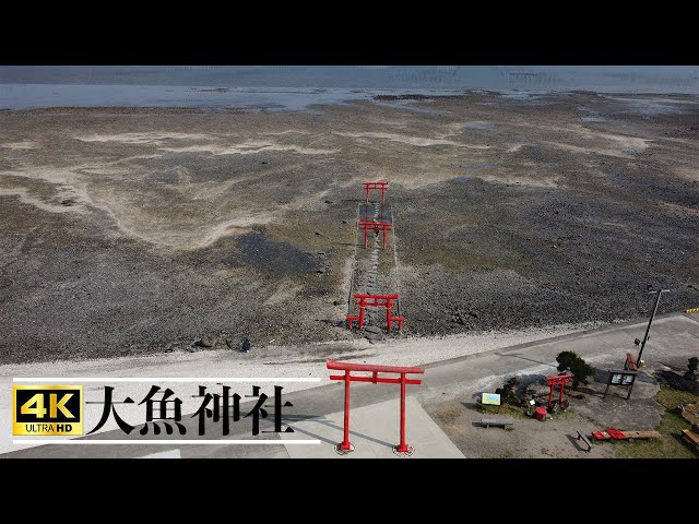 【ドローン空撮4K】佐賀県大魚神社　Drone