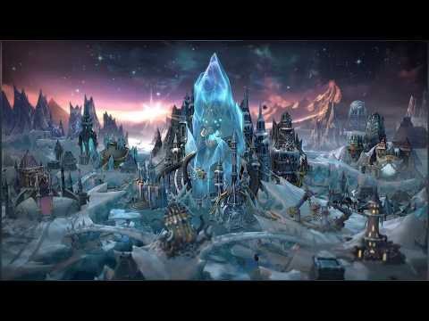 HoMM 8 town screens and short advanture map in motion (Castle, Necropolis, Dungeon, Hive, Vori?)