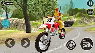 Uphill Offroad Superhero Motorcycle Racing Rush Game || Mountain Bike Racing Games screenshot 3