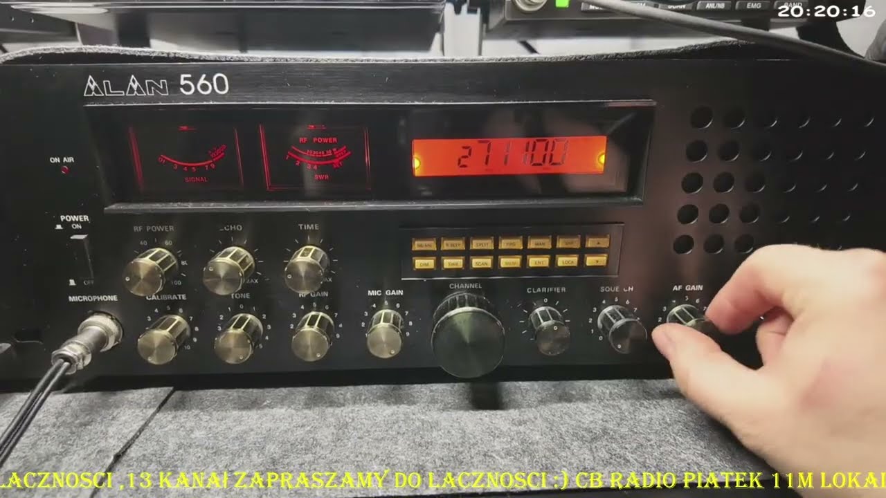 Cb radio piatek 11m lokalne lacznosci ,13 kanał zapraszamy do lacznosci :)