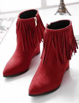 Wedges boot tel short boots and boots.avi