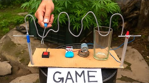 How to Make a Steady Hand Game with Buzzer and Motor | Ultimate Wire Maze Challenge!