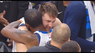 Luka Doncic & Kyrie Irving Share Emotional Moment After Advancing to the NBA Finals In Game 5!