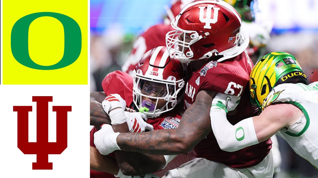 #1 Обзор матча Индиана против Орегона | Полуфинал плей-офф студенческого футбола 2025 года