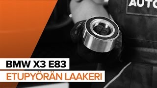 Kuinka vaihtaa Pyörän laakeri BMW X5 (E53) - käsikirja