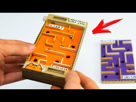 Wow!!! How To Make Game Labyrinth from Cardboard