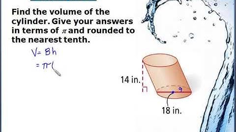 Section 10-6: Volume of Prisms and Cylinders