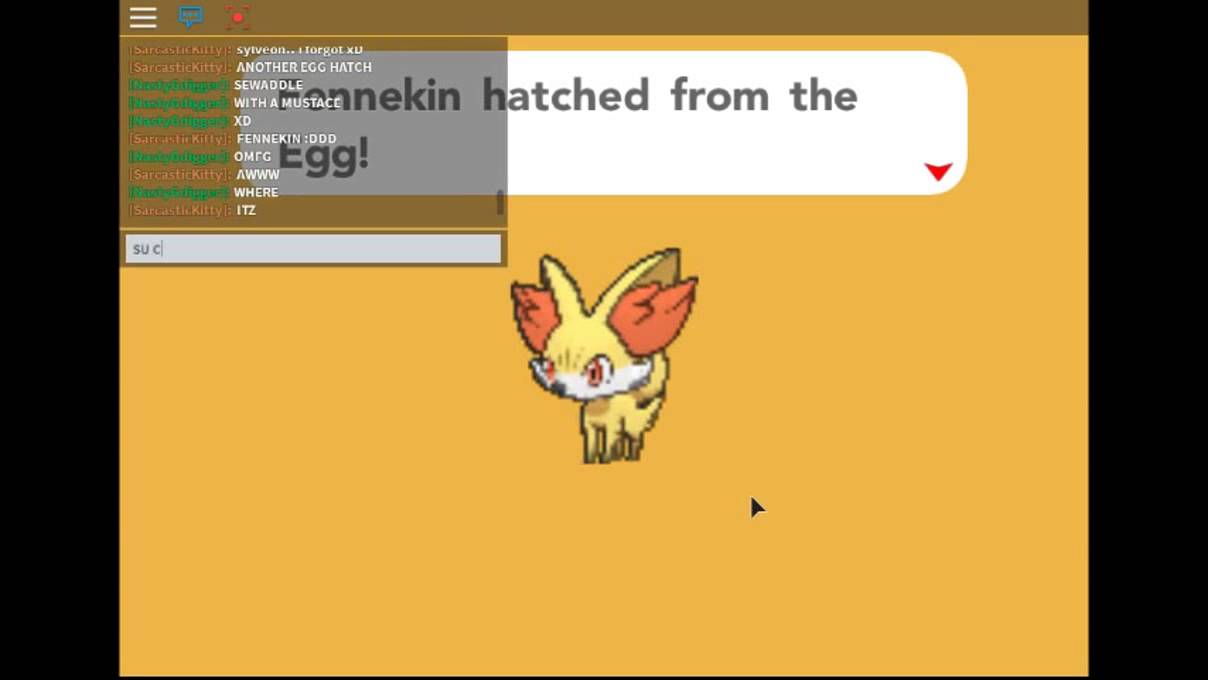 Roblox Pokemon Brick Bronze Fennekinnn Youtube - roblox eevee egg