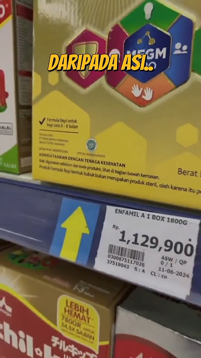 Mahalnya harga susu formula ini memang atau kualitasnya daripada ASI?! #shorts #fyp