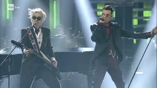 Morgan - Achille Lauro - Rolls Royce - Live - Sanremo terza serata Duetto venerdì 8 febbraio 2019