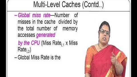 Cache Optimizations I