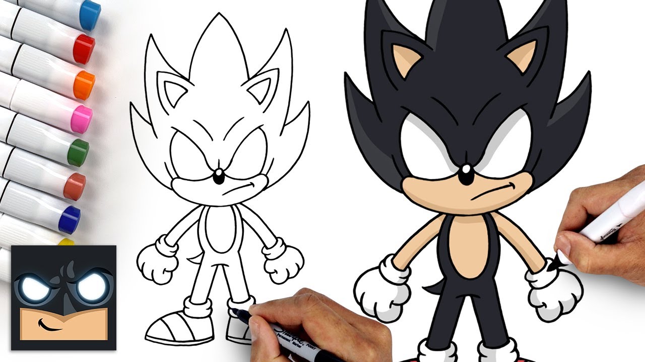 How to Draw Dark Gaia from Sonic - DrawingNow