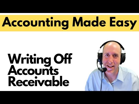 Video: How To Write Off Receivables