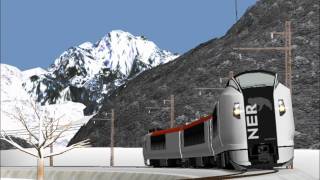 (HD)RailSim　もしE259系がスノーモンキーになったら