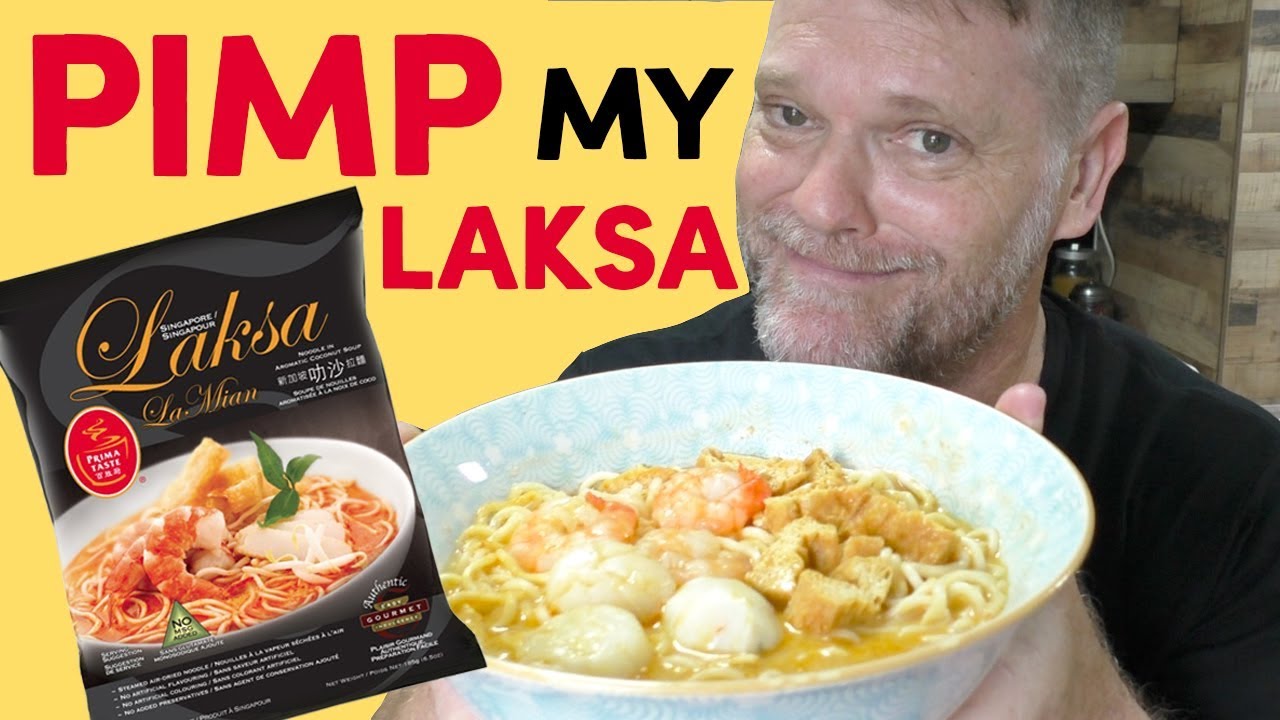 Prima Taste Singapore Laksa La Mian Noodle Hack - YouTube