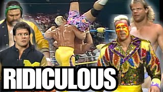 This Wrestling Match is INSANE - Sting & Luger vs Steiners