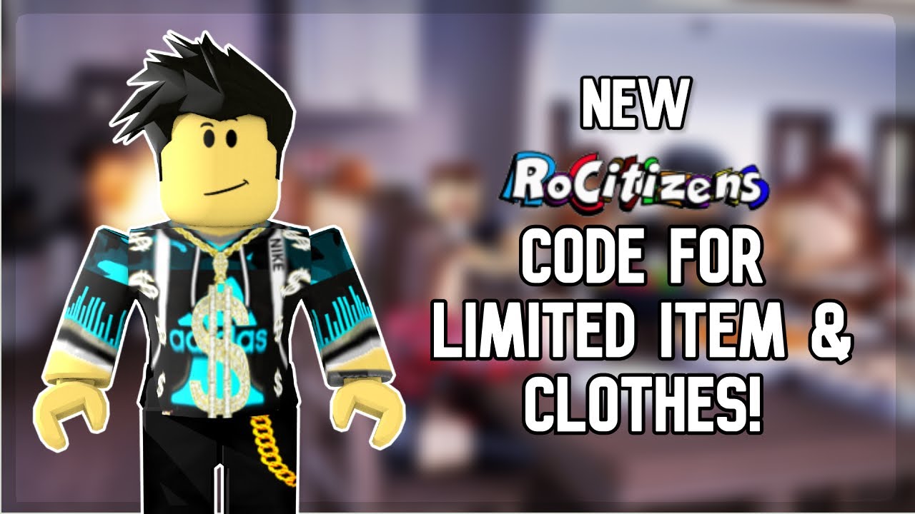 RoCitizens NEW code for a LIMITED ITEM & NEW CLOTHES! Roblox