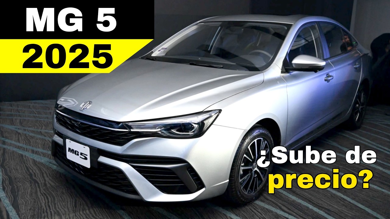 Nuevo MG 5 2025 ya disponible en México (Precio y equipamiento) - YouTube
