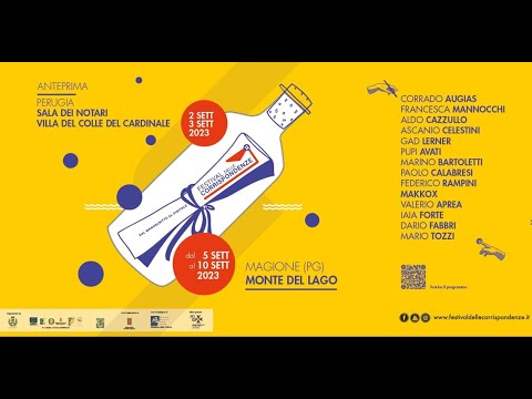 "Festival delle Corrispondenze 2023" - Federico Rampini - "Suicidio occidentale"