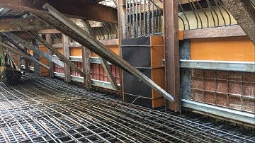 Kho Tư liệu Xây dựng - Đổ bê tông sàn và tường tầng hầm cùng lúc | Cấu tạo cốp pha & cốt thép