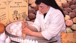 MONJAS DE CLAUSURA y su destreza en la REPOSTERÍA tradicional: bizcocho, suspiros y más dulces