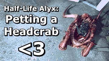Half-Life Alyx: Trapping a headcrab in a bucket?