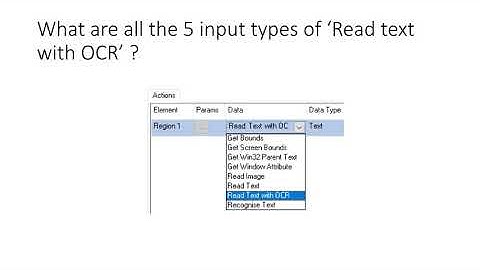 RPA- Blueprism -OCR and Macro - Q&A