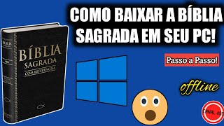 COMO INSTALAR A BÍBLIA SAGRADA NO PC! screenshot 5