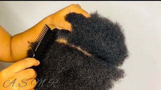 ASMR | COMBING HAIR | SCALP SCRATCHING | 🇿🇦