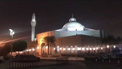 تلاوة مرئية من خارج المسجد للشيخ خالد الجليل من سورة البقرة رمضان 1440
